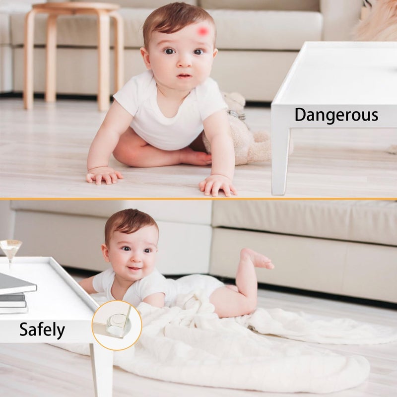 suyncyi 24 Pack Corner Guards Corner Protectors for Baby，Table Corner Protectors for Baby，Furniture Guards，Baby Proof Corner Protectors to Cover Sharp Furniture - Image 3